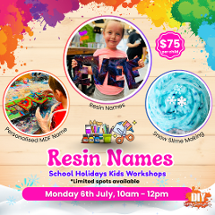 Personalised Resin Names & Slime Making