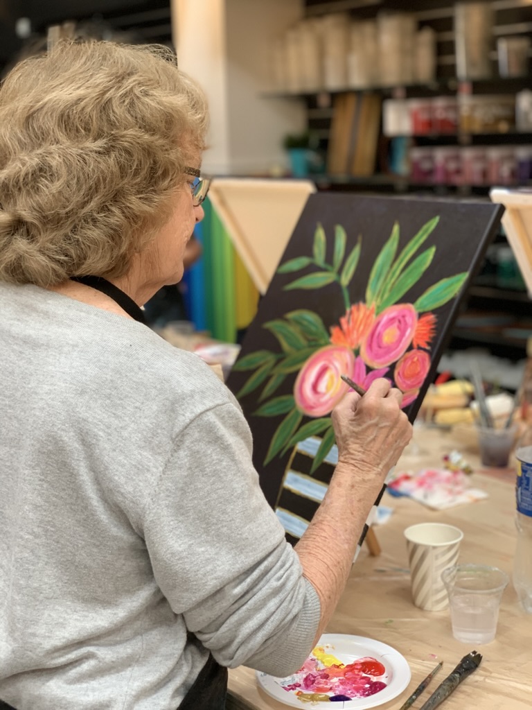 Paint n Sip - Aged Care Programs