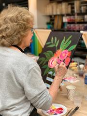 Paint n Sip - Aged Care Programs