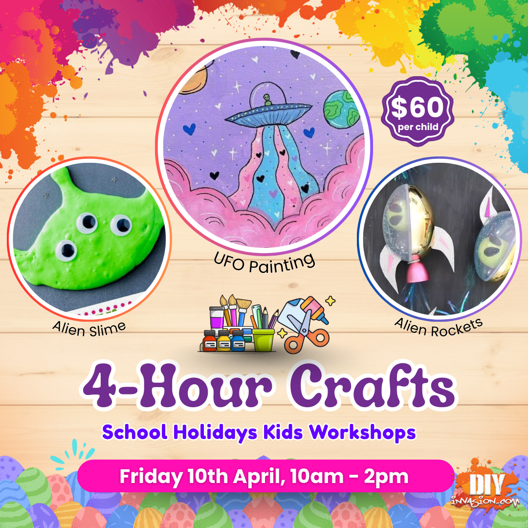 4-Hour School Holiday Craft Workshops