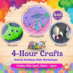 4-Hour School Holiday Craft Workshops