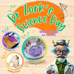 Dr Zork’s Science Day: Experiment, Create, Explore