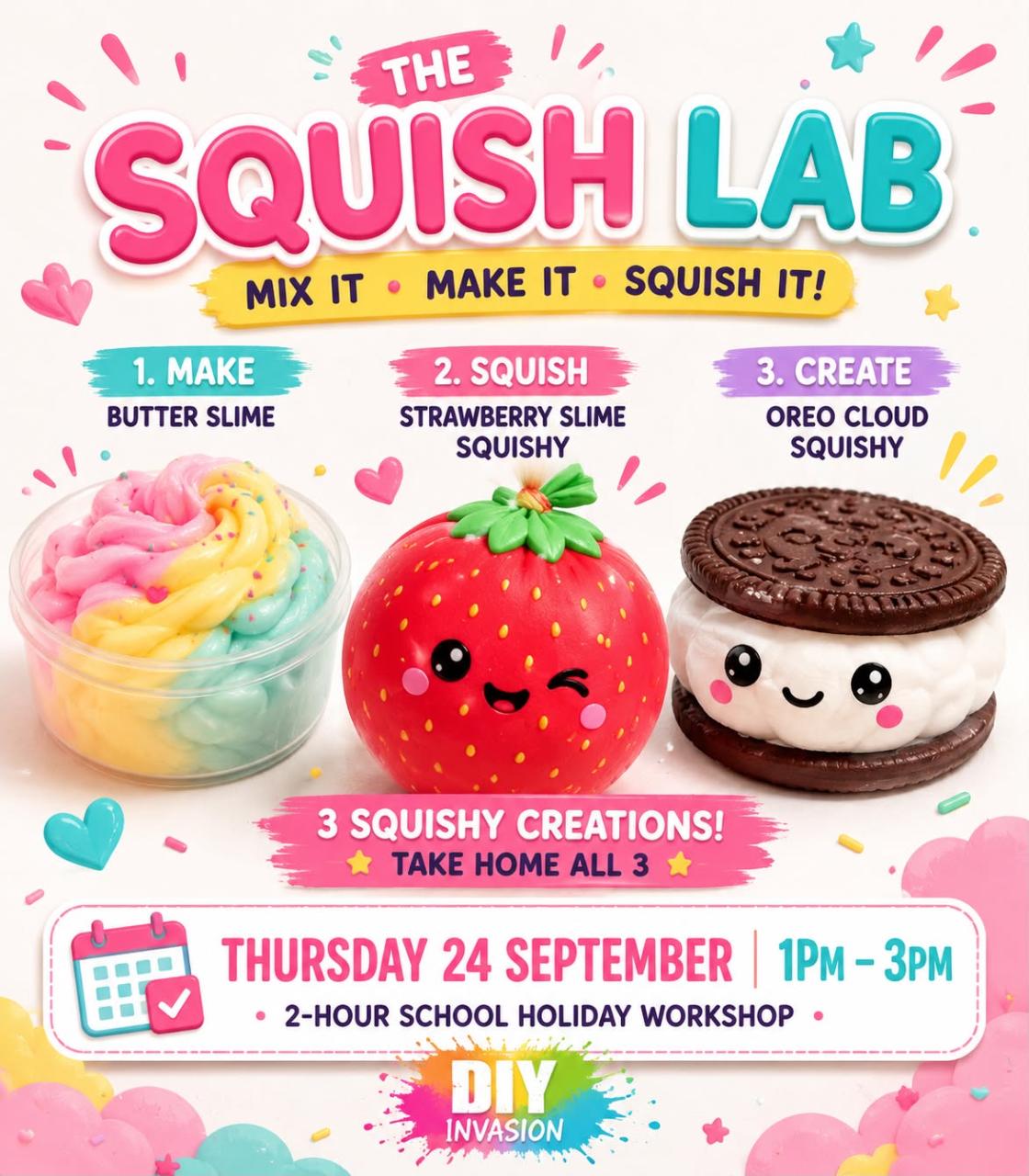 The Squish Lab: Mix It! Make! Squish it!