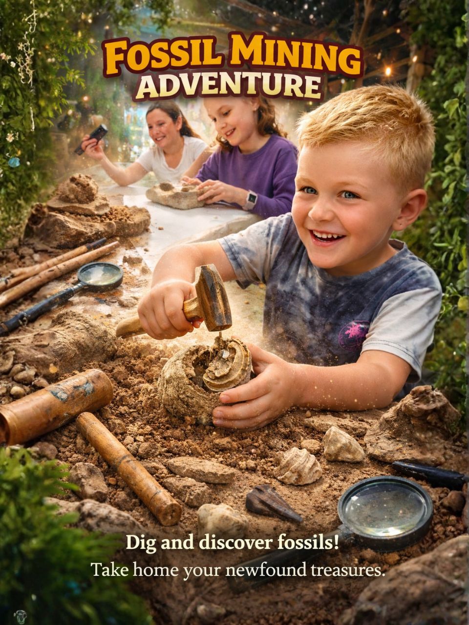 Fossil Mining & Discovery Quest