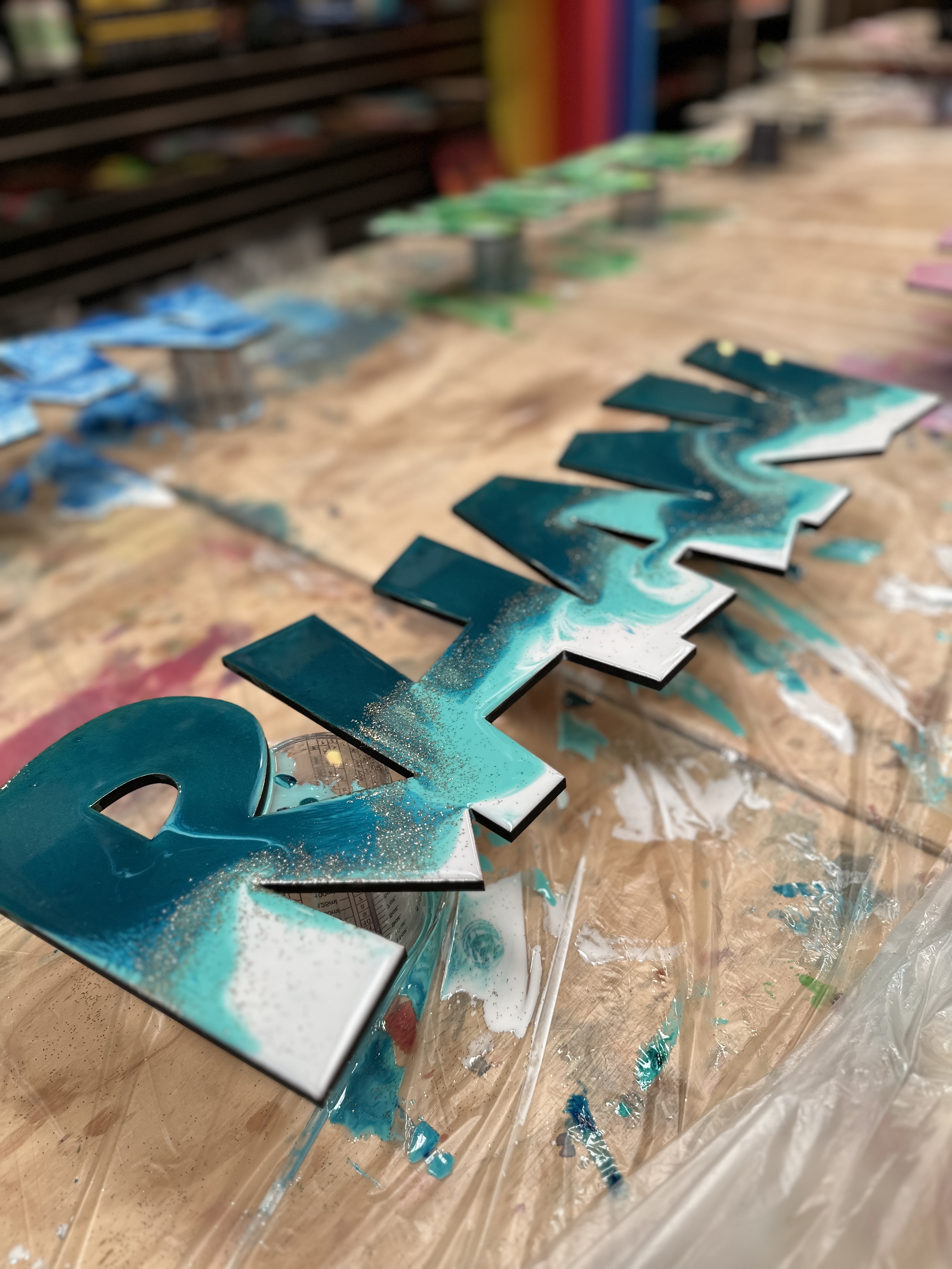 Creative Kids Birthday Parties - Custom Resin Names