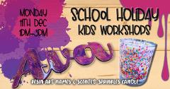School Holiday 2hr Workshops - Resin Names