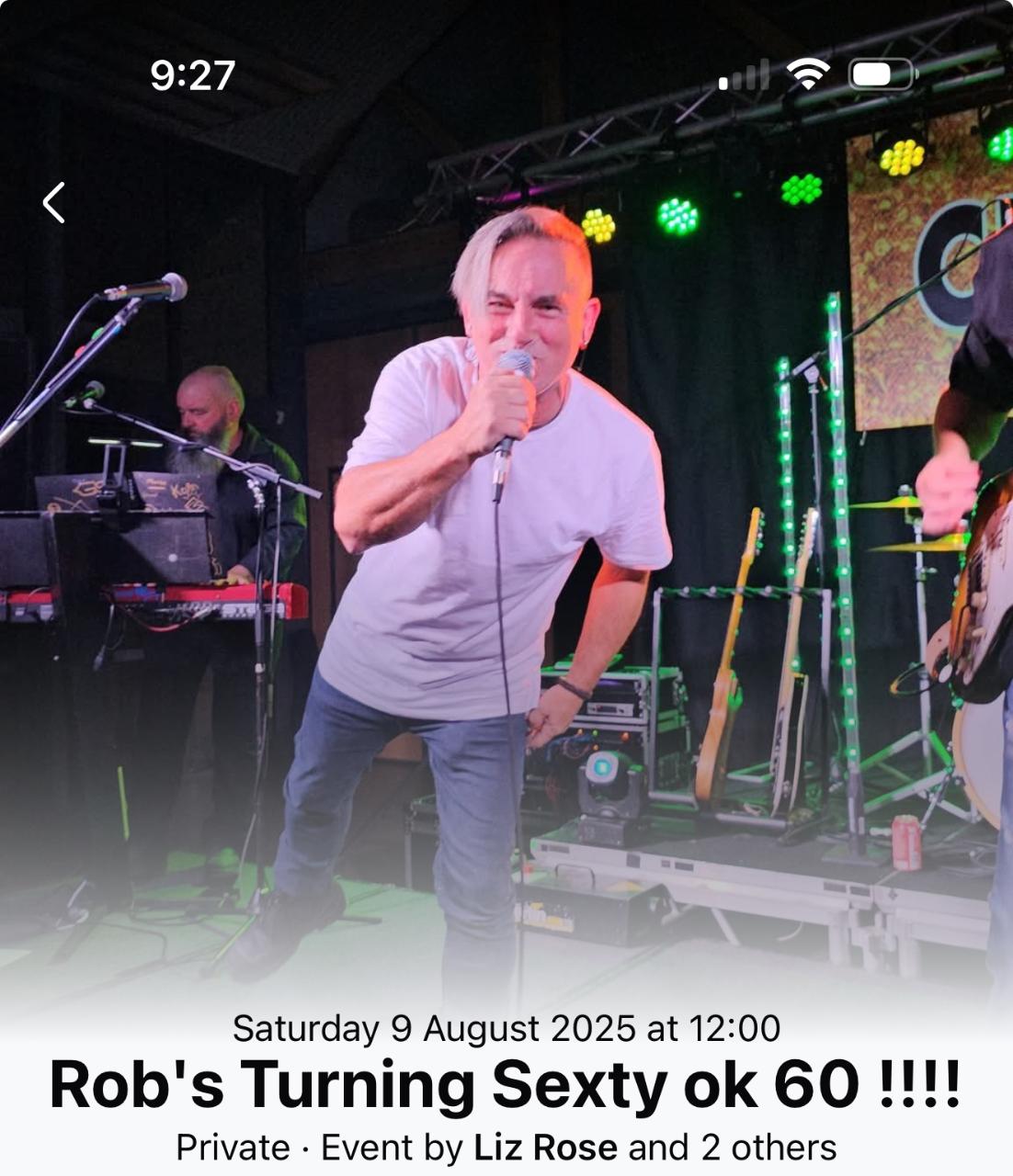 Robs birthday bus trip ?