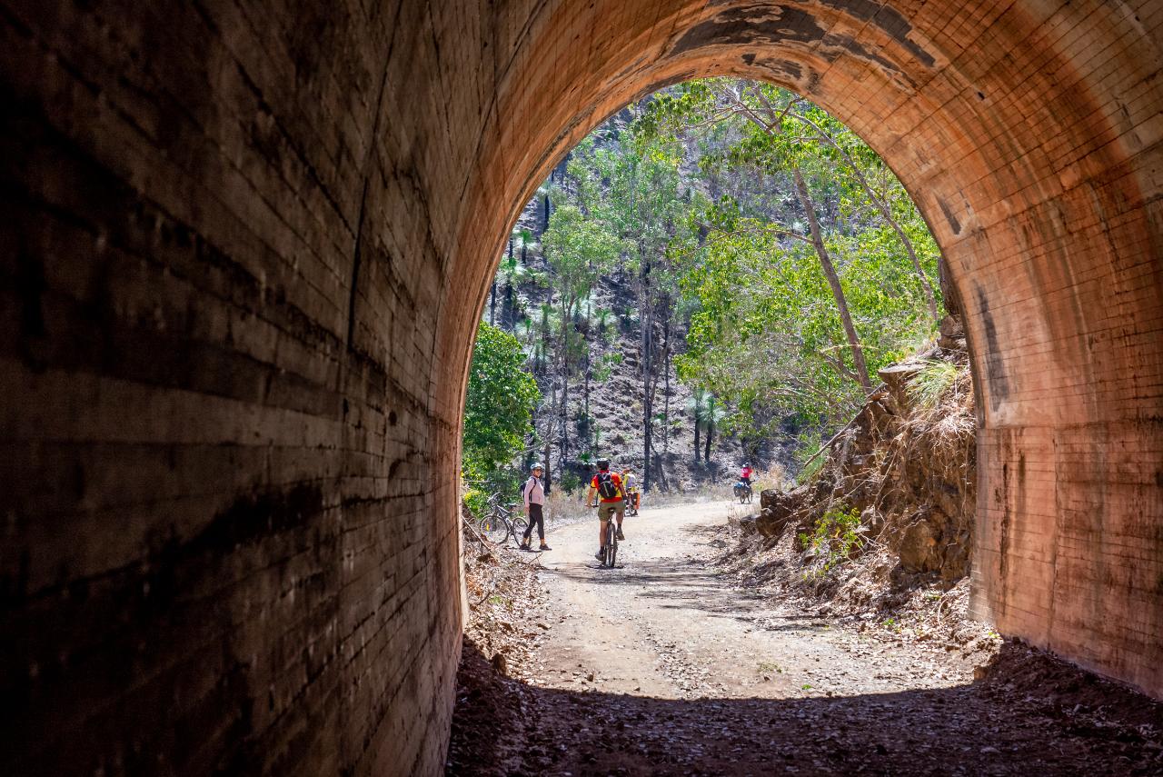 6 Tunnel Rail Trail Ride or Walk