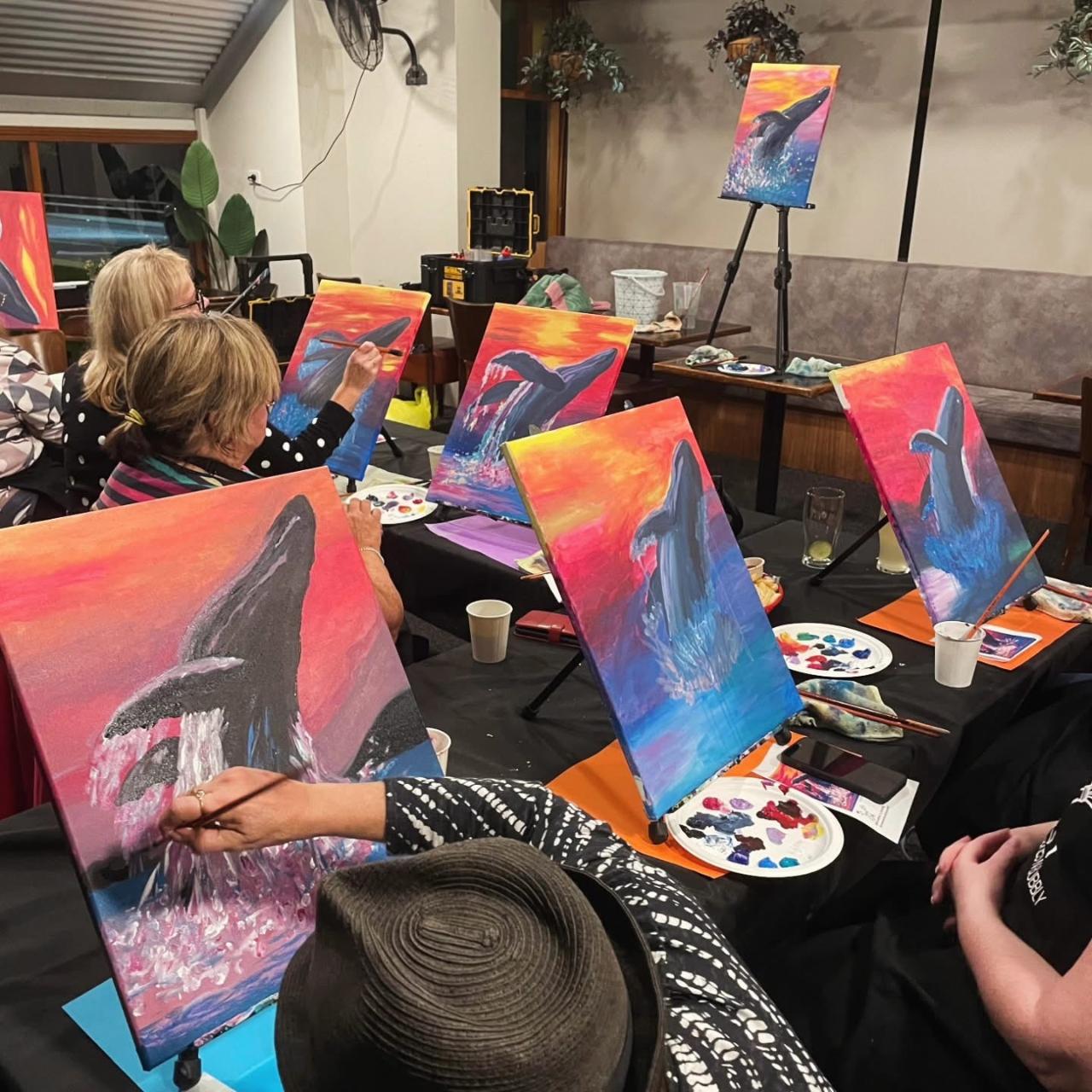 Paint N Sip | Women's Dive Day Event
