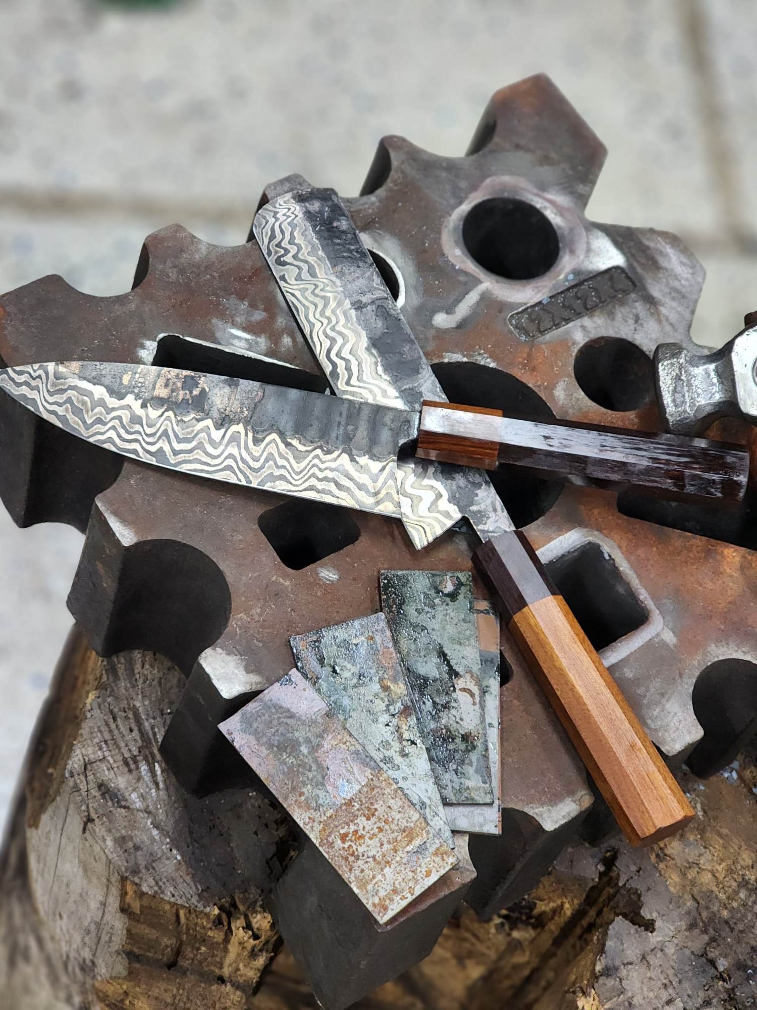 Damascus Chef Knife Making Class - Brisbane