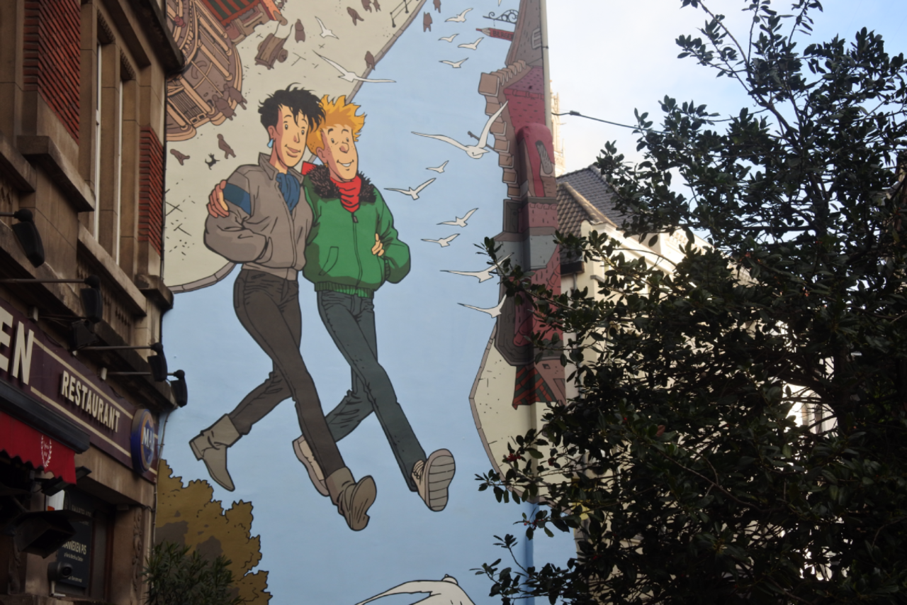 Tour del Cómic en Bruselas — Murales, Tintín y mucho más
