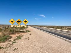 Alice Springs to Perth Overland (in German)