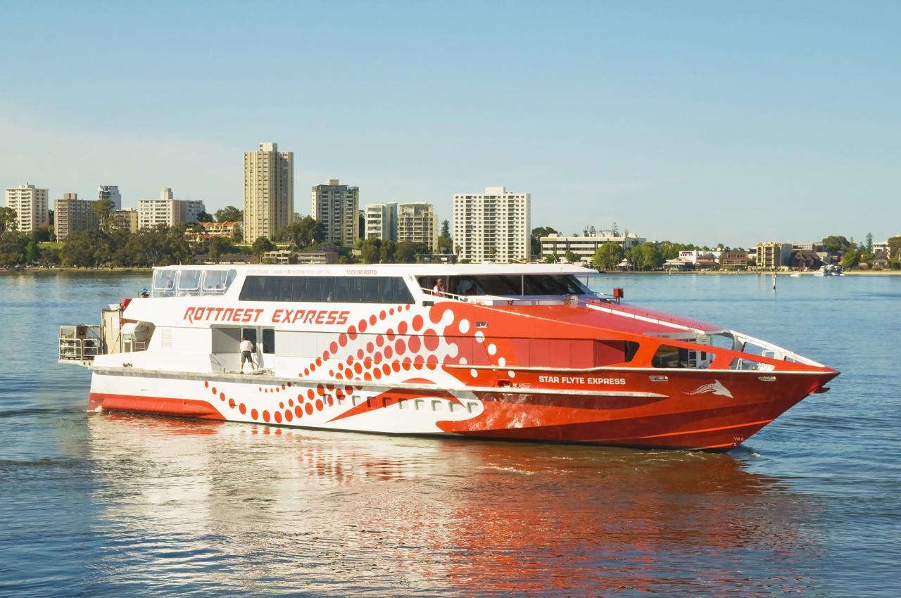 Perth to Rottnest Island (Ferry Service) 