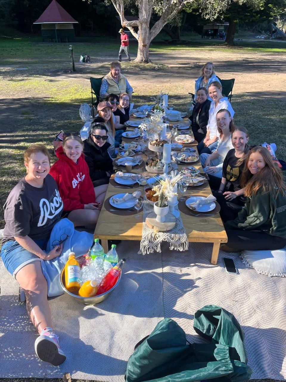Luxurious pop up picnic at Surfers Paradise Beach, Surfers Paradise