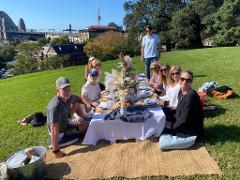 Luxurious pop up picnic at the New Farm Park, Brisbane