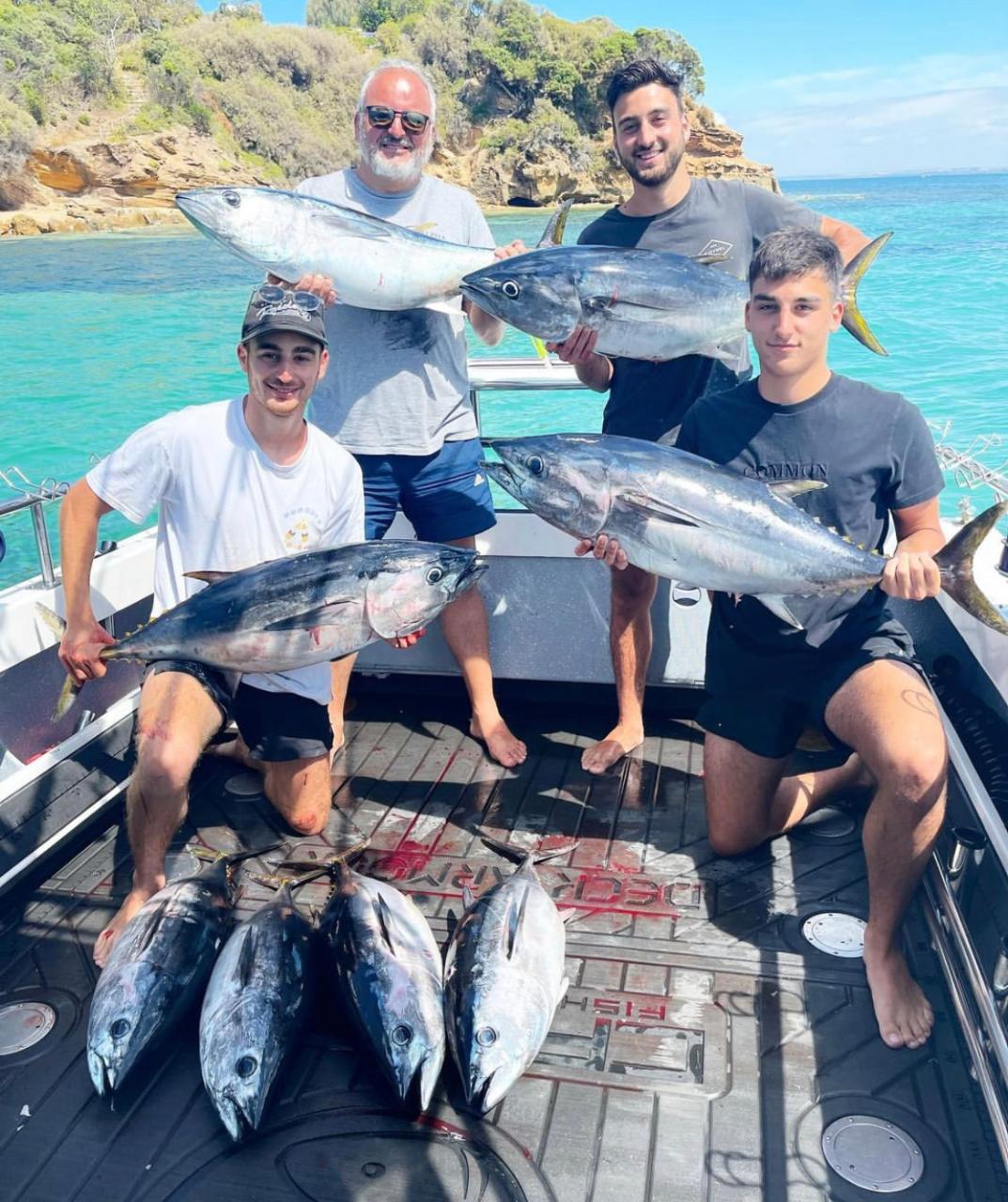 Local Bluefin Tuna Book the boat (Kevla Cat)