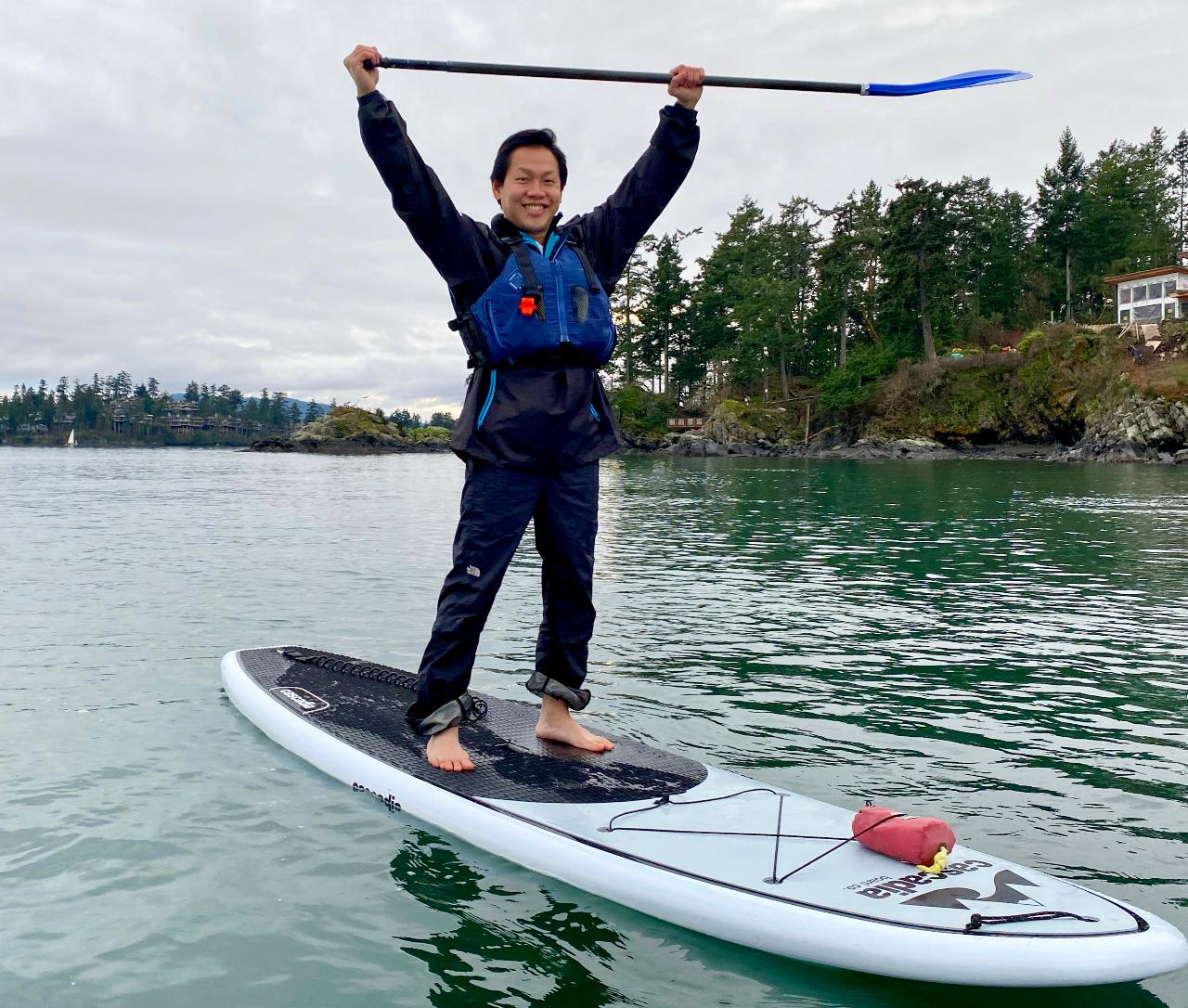 Private 1:1 Stand-Up Paddleboarding Lessons in Sidney & Brentwood Bay, BC