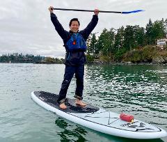 Private 1:1 Stand-Up Paddleboarding Lessons in Sidney & Brentwood Bay, BC