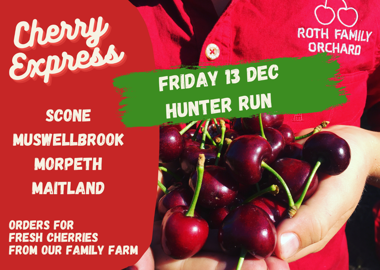 Roth's Cherry Express - Hunter - Friday 13 December