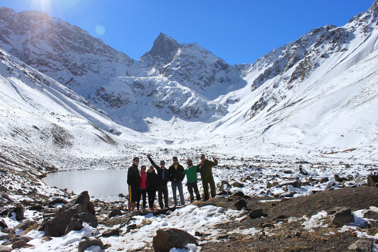 GLACIER HIKE 12 TO 16K - El Morado National Park, San Francisco Glacier.