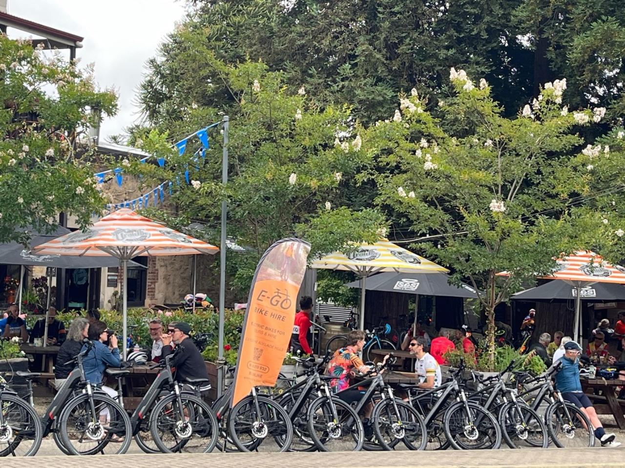 Half-Day Adelaide Hills e-Bike Hire from Uraidla Hotel & Republic Bakery