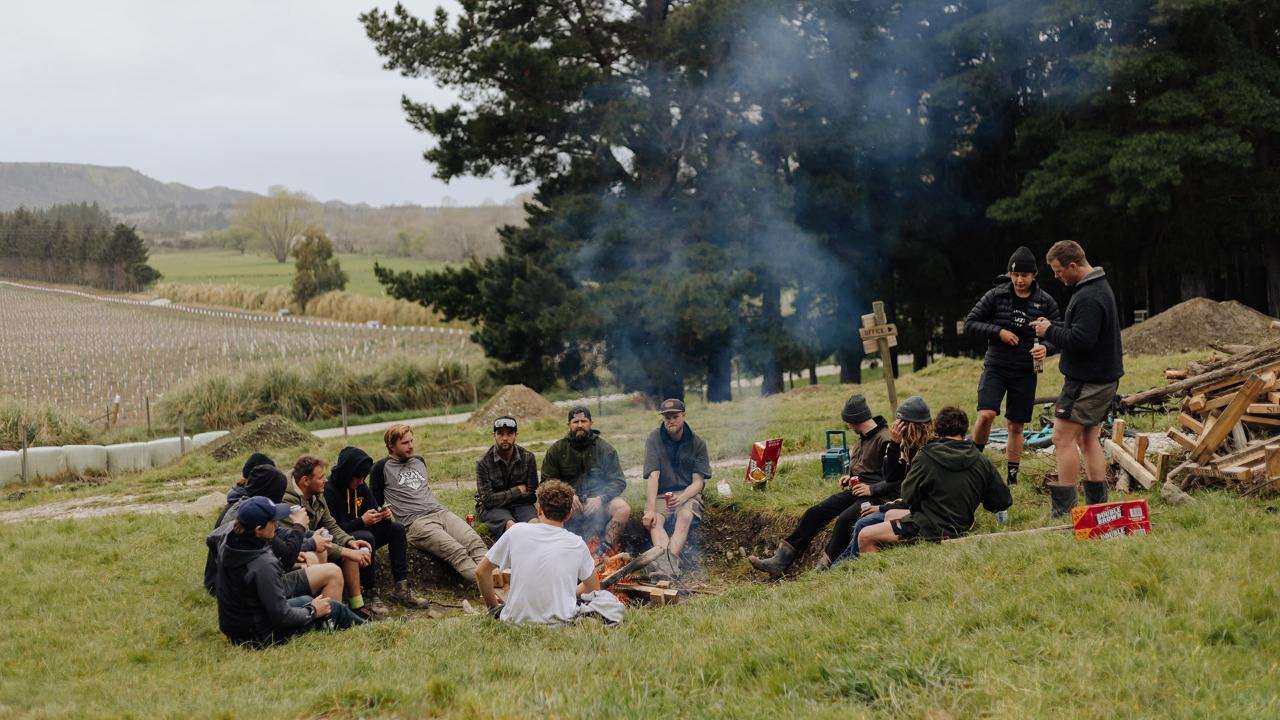 Camp at the car park