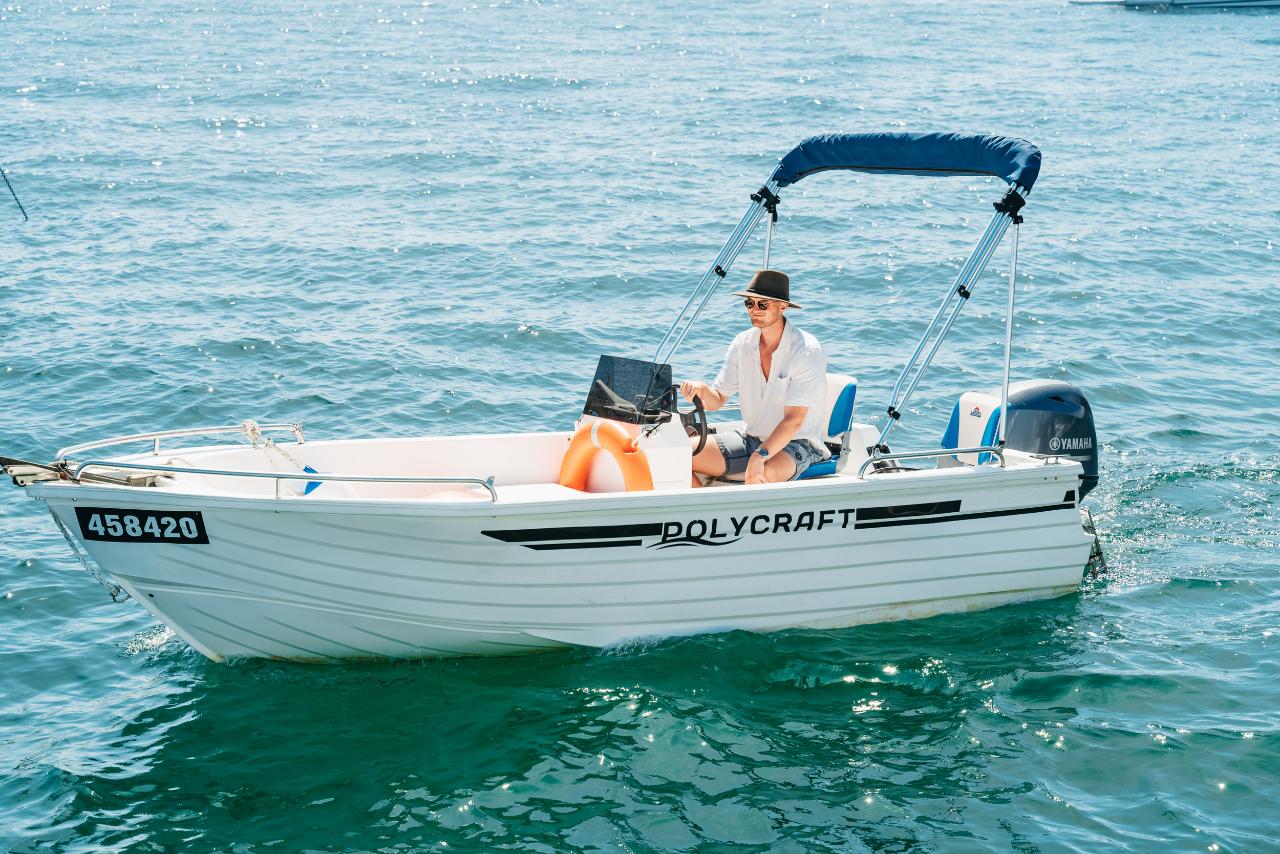 Hire - Polycraft Drifter 4.5m for 5 persons