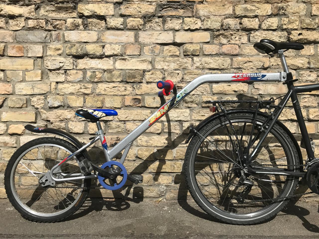 20'' tag along bike, Daily rental