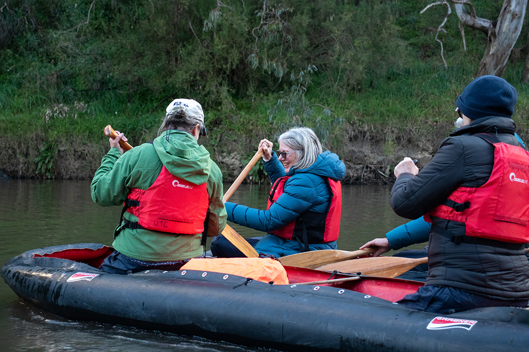 Bupa and NGV during Bupa’s Healthy Cities Challenge Paddle