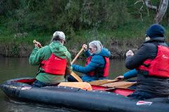 Bupa and NGV during Bupa’s Healthy Cities Challenge Paddle