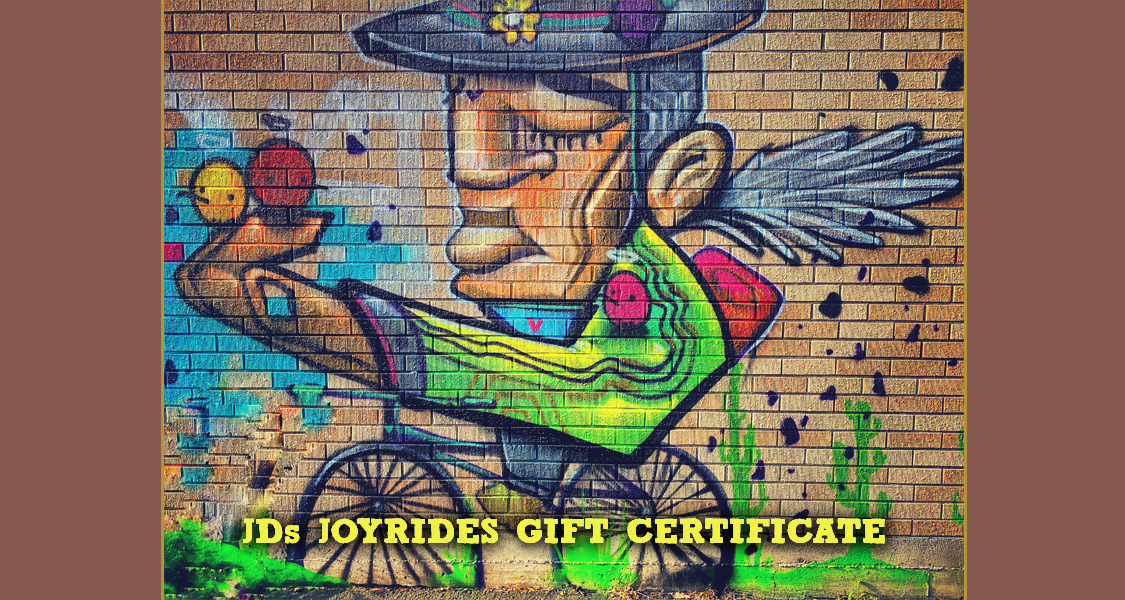 Gift Card: 2-hour Joyride for 2 people!