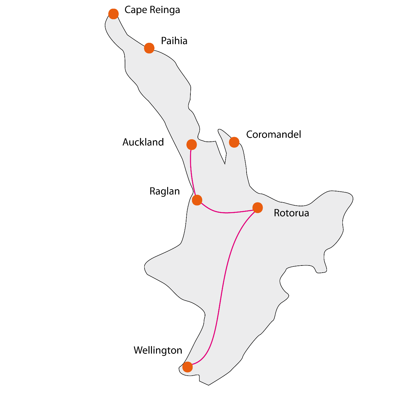 how big does an island neef to be for 5 cities