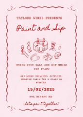 Galentines paint and Sip