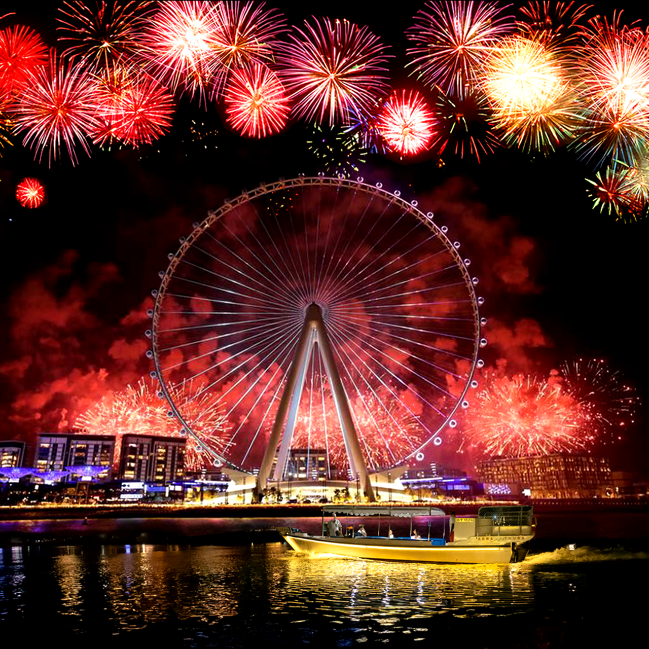 Dubai Marina - NYE Fireworks Cruise (Sharing)