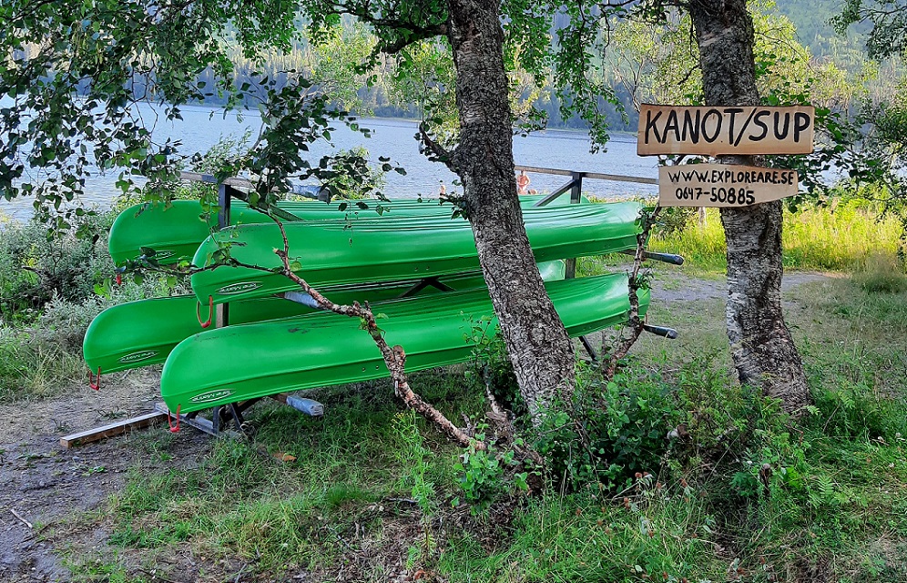 Canoe Rental on lake Åresjön