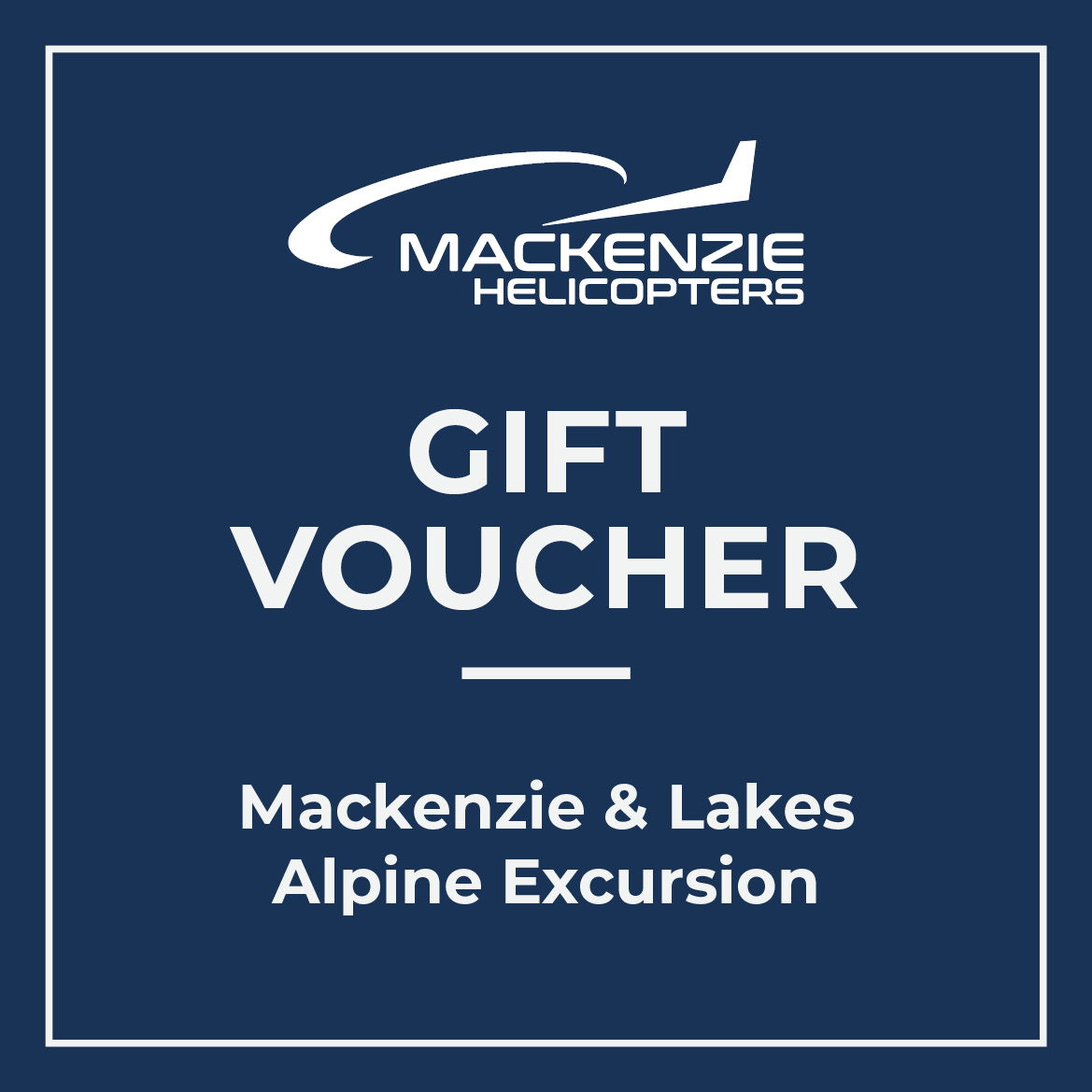 Mackenzie & Lakes Alpine Excursion Gift Voucher