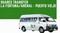 Shared Transfer -  Shuttle La Fortuna/Arenal to Puerto Viejo