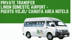Private Transfer - Limon Domestic Airport to Puerto Viejo/ Cahuita Area Hotels  