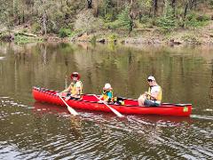 Bendeela Flat Water Wildlife Self-Guided Canoe Hire (Family 3-Seater Standard Canoes)