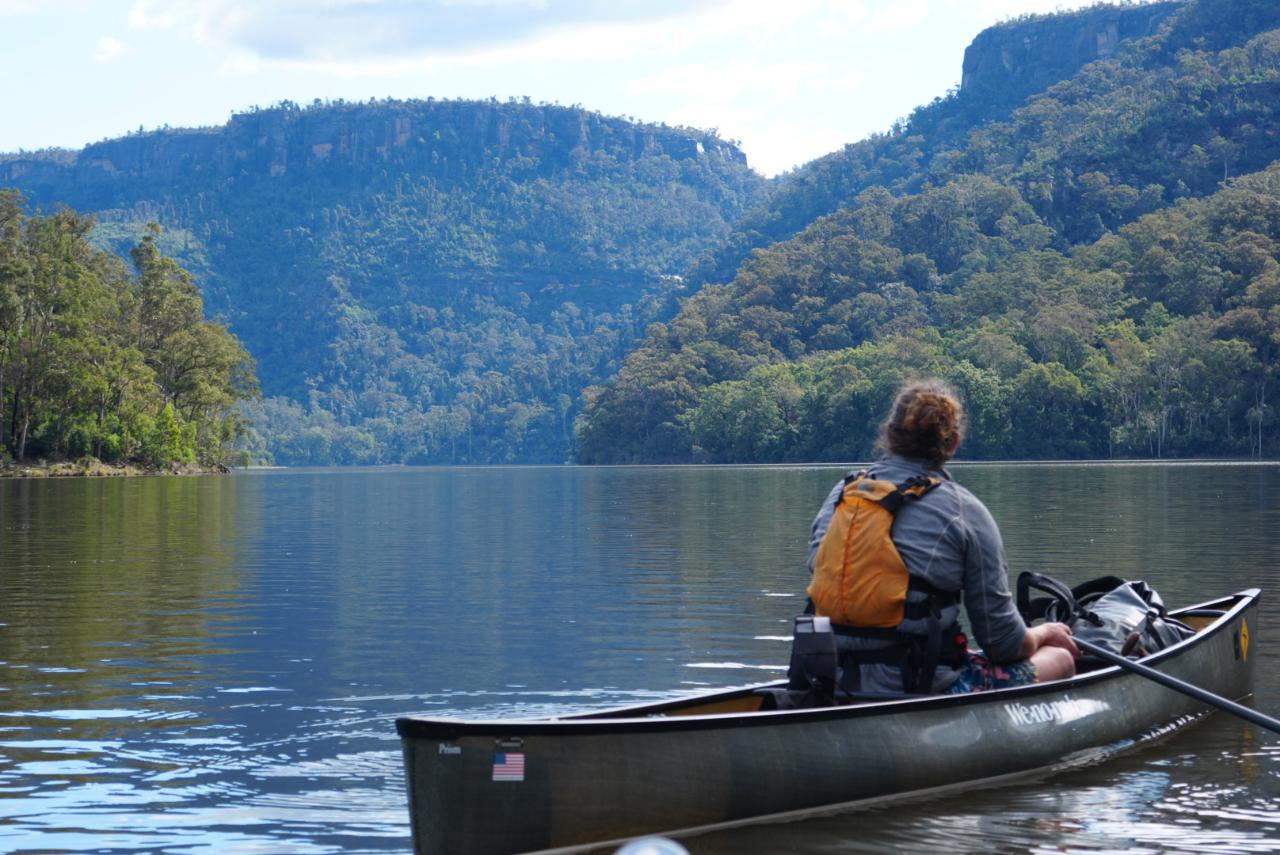 Shoalhaven Gorge Multi-day Self-Guided Canoe Hire (Ultralight Performance Solo Canoe)