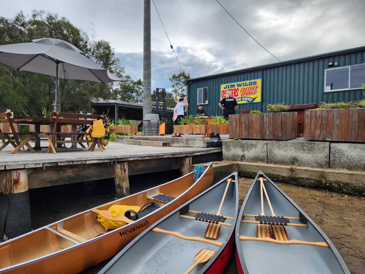 Two Rivers Canoeing and Jim Wilds Oyster Tasting Tour