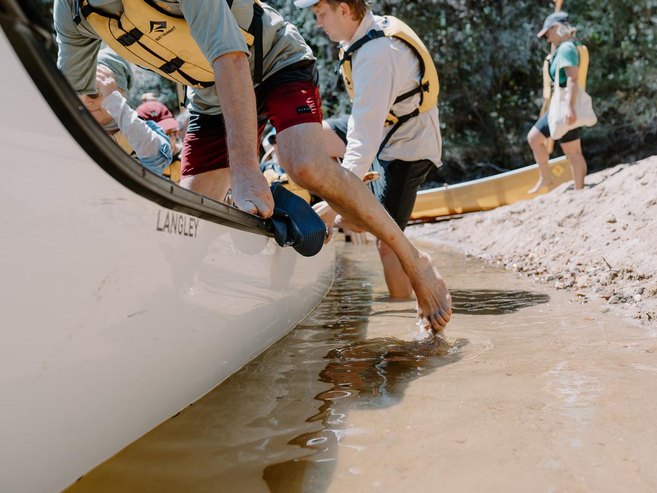 BIG Canoe Picnic at Party Beach