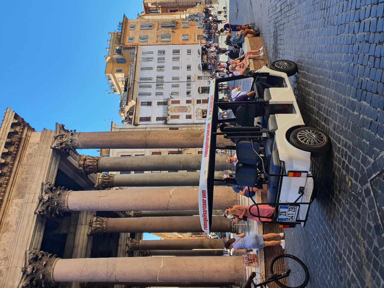 Rome in a Day in 3.5 hours by Golf Cart & Gelato
