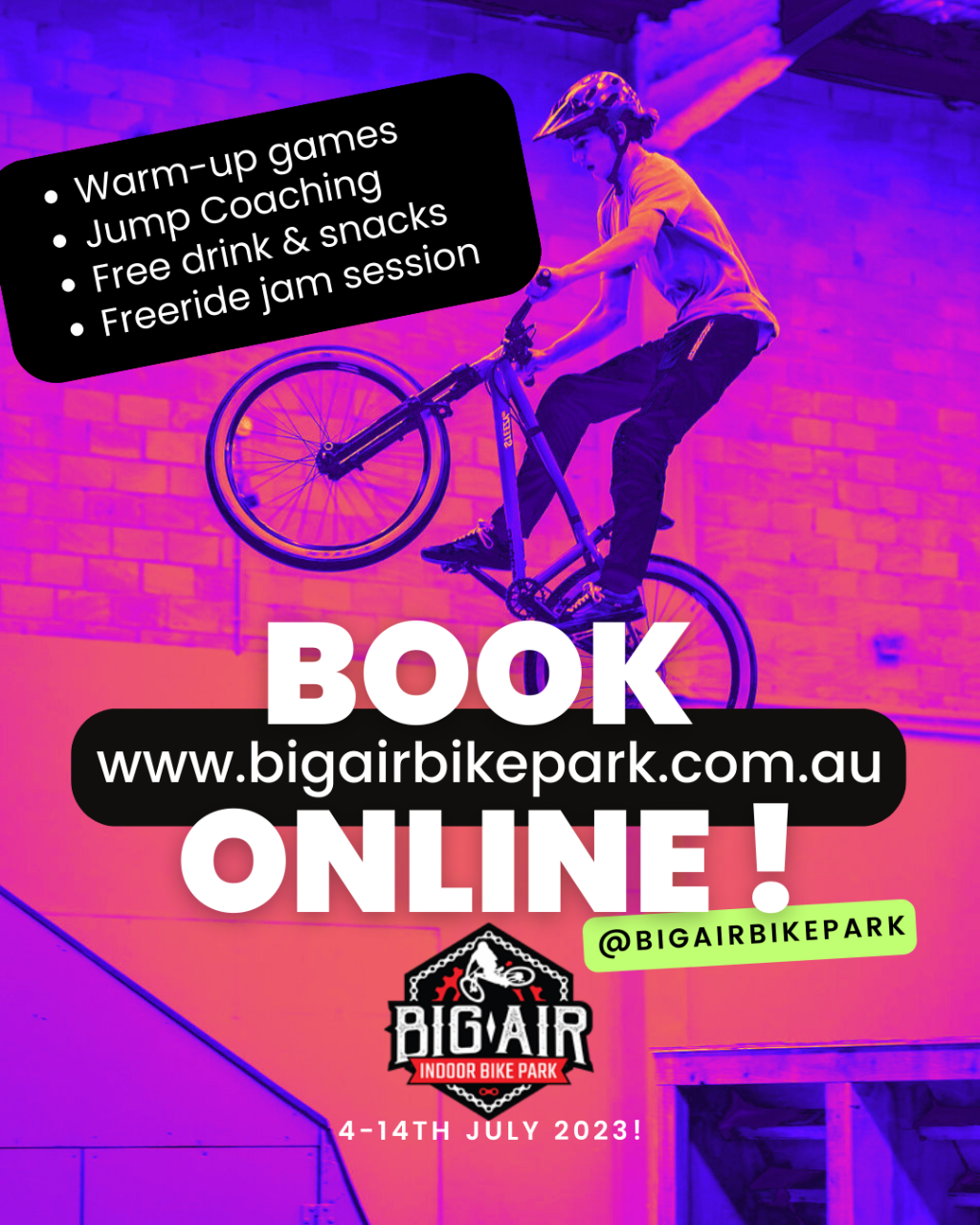 Holiday Camp Big Air Indoor Bike Park Reservations