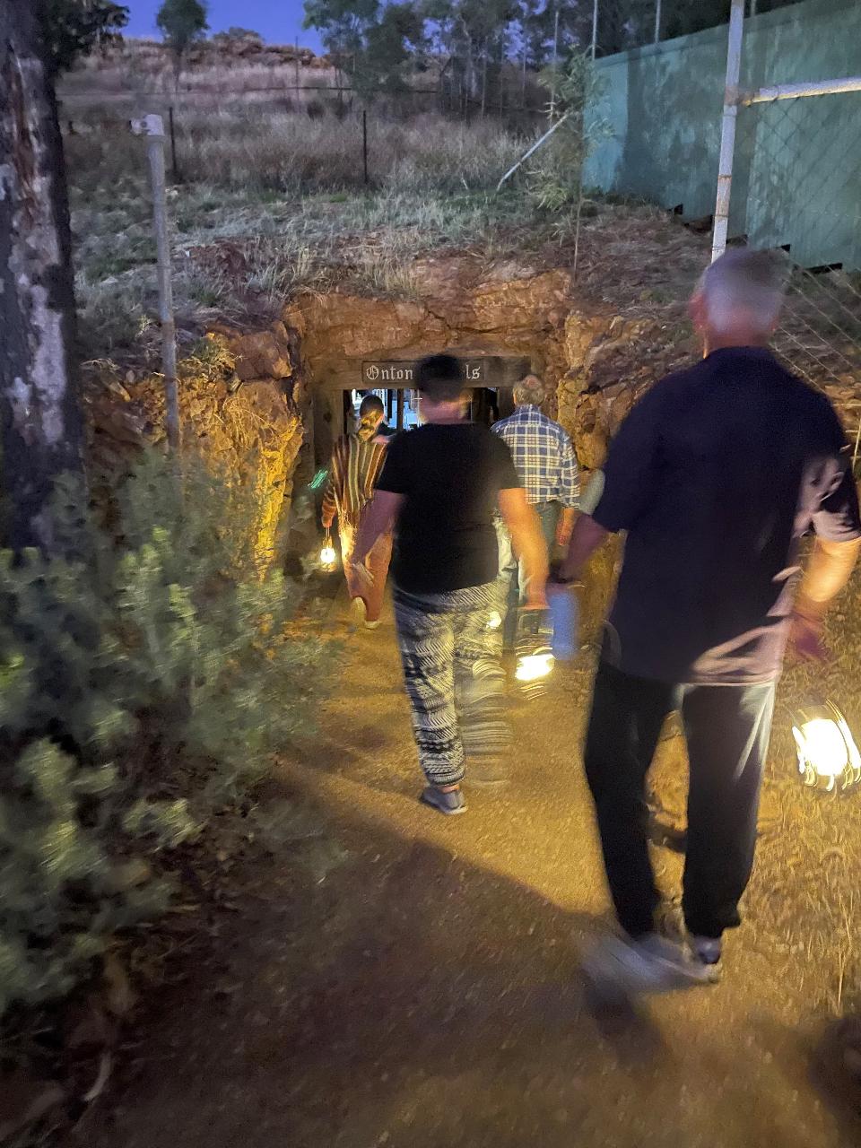 Twilight Tour by Hurricane Lamp - Mount Isa Underground Hospital