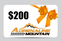 Adrenaline Mountain Gift Card $200