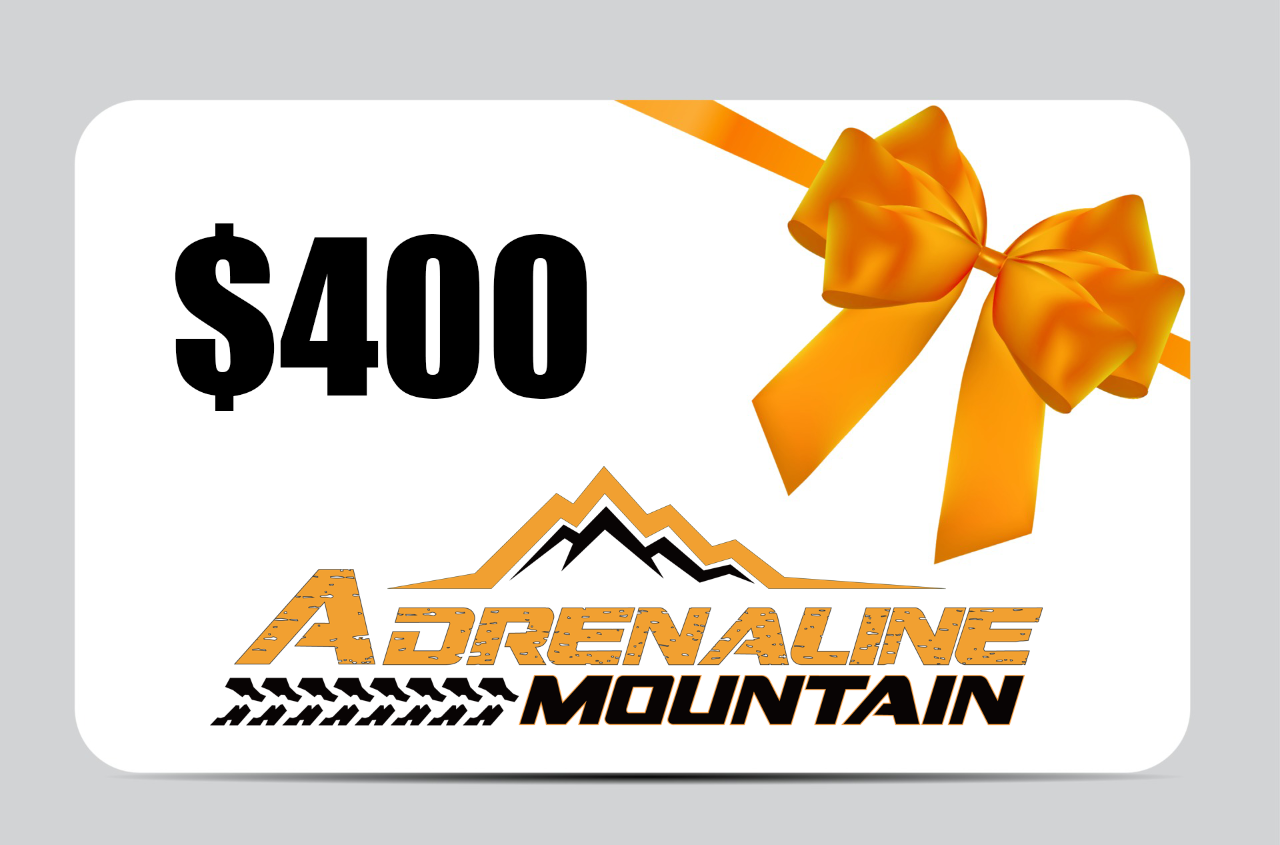 Adrenaline Mountain Gift Card $400