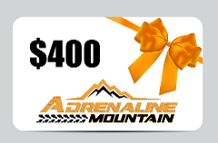 Adrenaline Mountain Gift Card $400