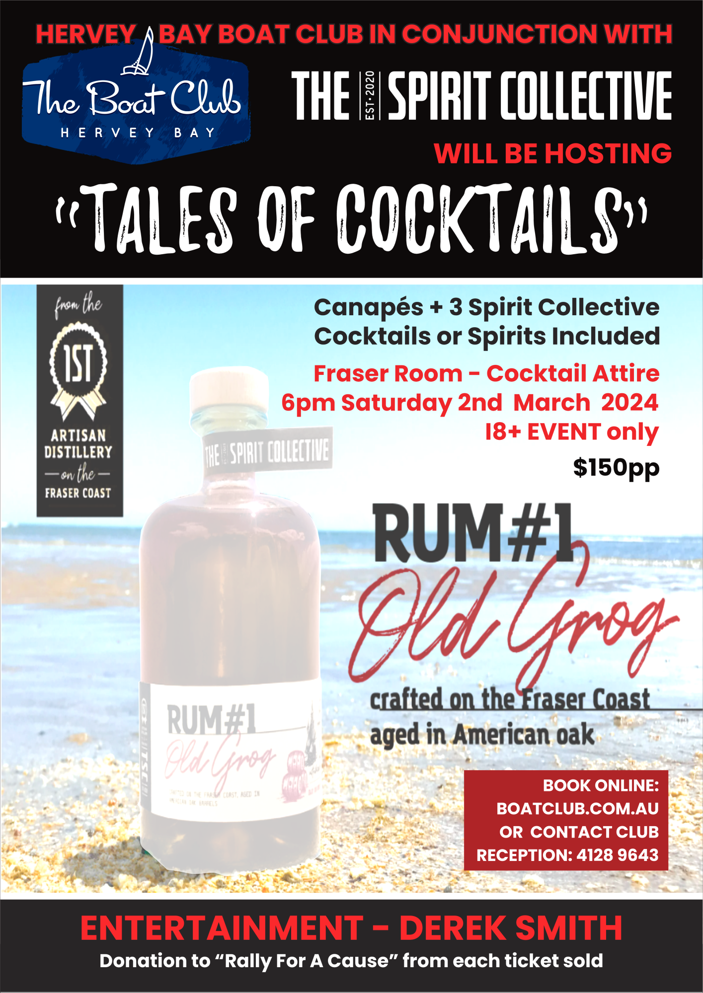 TALES OF COCKTAILS - A night on the bay - Boat Club Reservations