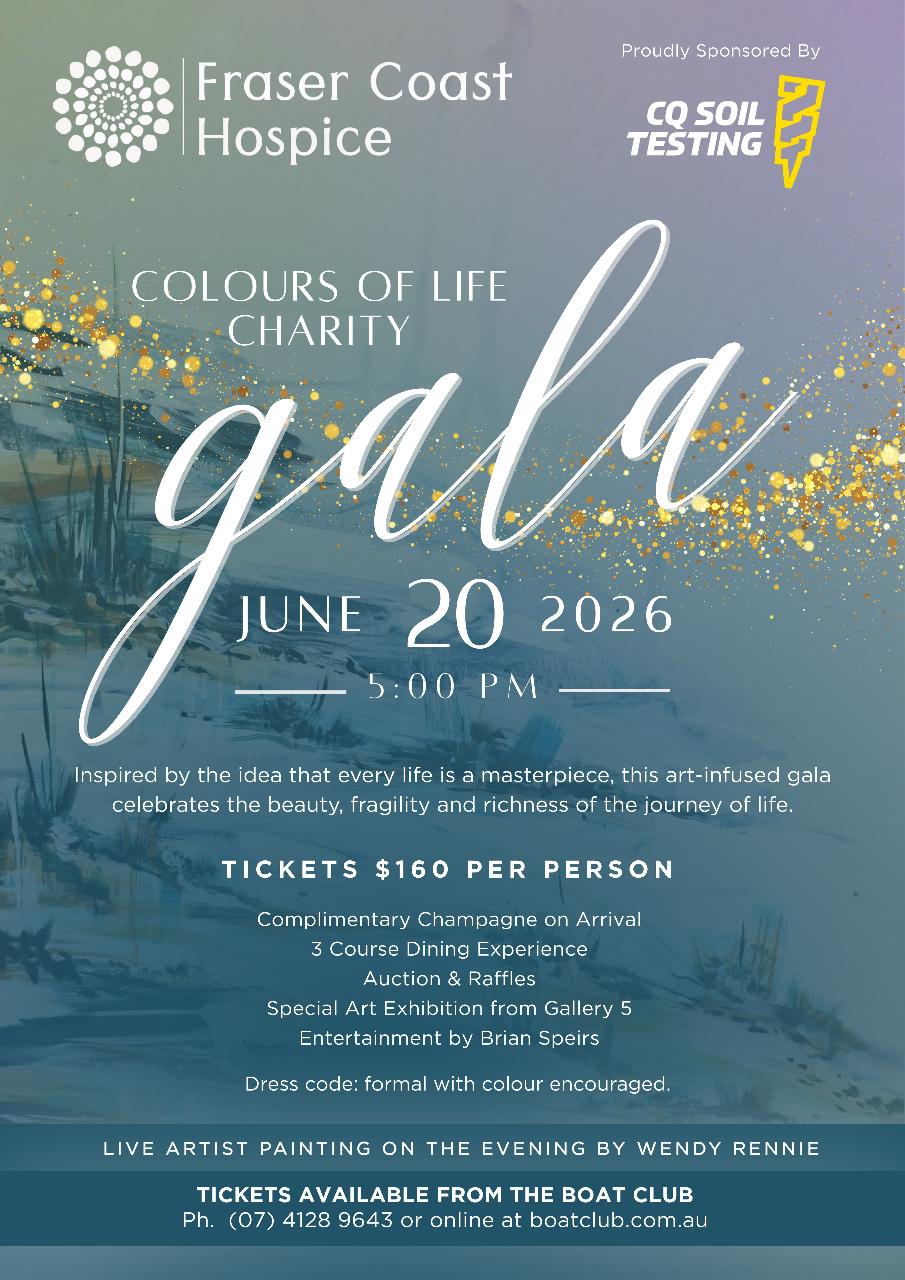 Fraser Coast Hospice Charity Gala Ball 2026